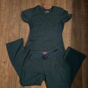 Caribbean blue scrubs